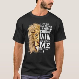 T-shirt Lion Graphic Christian Verse Hommes Papa Philippie