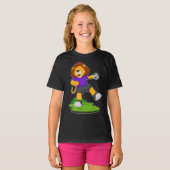 T-shirt Lion Handball player Handball (Devant entier)