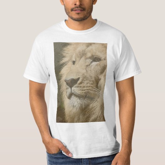 T-shirt Lion Head Animal Top Modèles Mens Valeur Moderne (Devant)