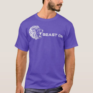 T-shirt Lion Head Beast OnGym Motivation Fitness Discours