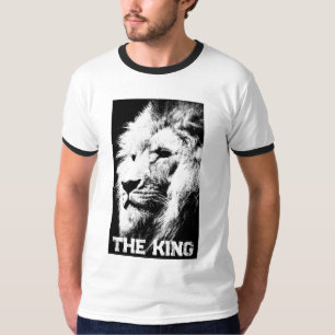 T-shirt Lion Head King Mens Modèle élégant moderne tendanc