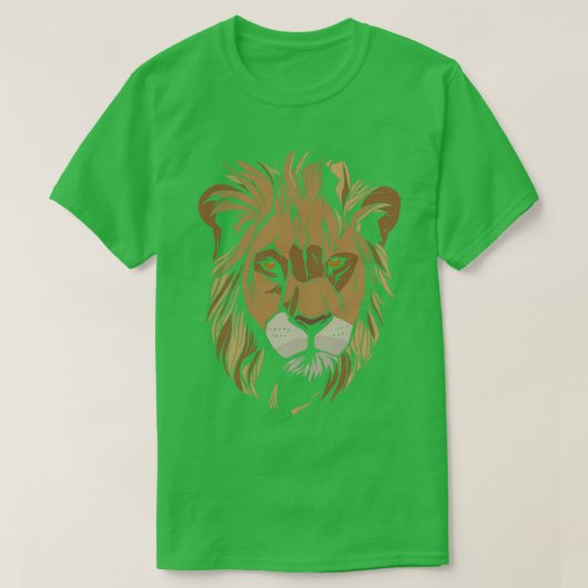 T-shirt Lion Head Lion Afrique (Design devant)