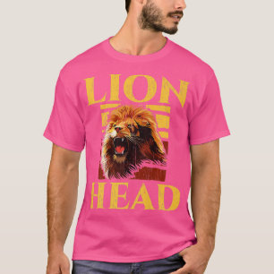 T-shirt Lion Head Safari animalier animal Zookeeper Premiu