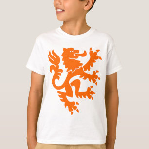 T-shirt Lion héraldique 01 - Orange
