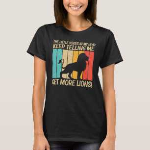 T-shirt Lion Hommes Femmes Lion Jungle Safari Animal