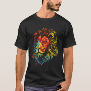 T-shirt Lion International Dot Day Creative Boys Colorée