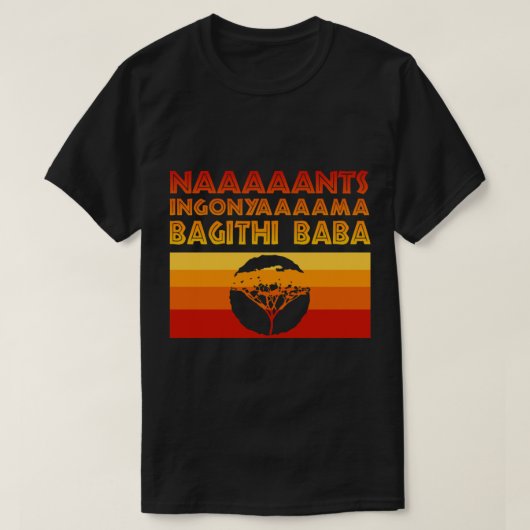 T-shirt Lion King Ouverture Chant &quot ; Nants ingonyama  (Design devant)