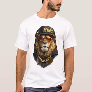 T-Shirt Lion King Streetwear – Design Royal Urbain