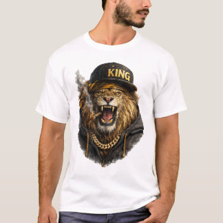 T-Shirt Lion King Streetwear – Style Urbain Audaci