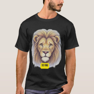 T-shirt Lion. Le roi