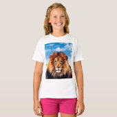 T-shirt Lion le roi de la forêt (Devant entier)