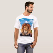 T-shirt Lion le roi de la forêt (Devant entier)