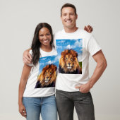 T-shirt Lion le roi de la forêt (Unisexe)