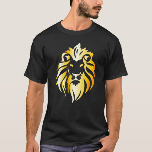 T-shirt Lion Leo Zodiac Roi D'Or De La Jungle