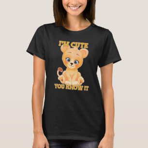 T-shirt Lion Lion Enfant Chat Bébé Je suis mignon Vous le
