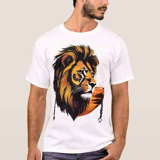 T-shirt Lion Lisse (Devant)