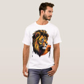 T-shirt Lion Lisse (Devant entier)