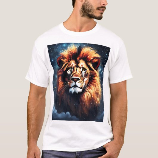 T-shirt Lion Lisse (Devant)
