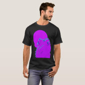 T-shirt Lion Looking At The Moon Freedom Zion (Devant entier)
