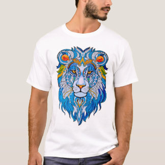 T-shirt Lion Mandala T Shirt