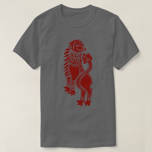T-shirt Lion médiéval (Design devant)
