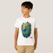 T-SHIRT LION MIGNON (Devant entier)