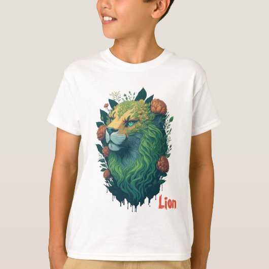 T-SHIRT LION MIGNON (Devant)