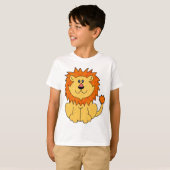 T-shirt Lion mignon (Devant entier)