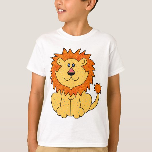 T-shirt Lion mignon (Devant)