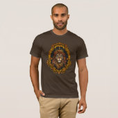 T-shirt Lion of Judah - Haile Selassie - Jah Armée (Devant entier)