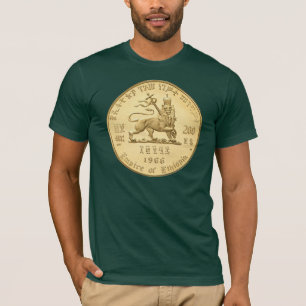 T-shirt Lion of Judah - Jah Army Gold