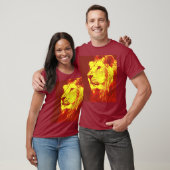 T-shirt Lion Pop Art (Unisexe)