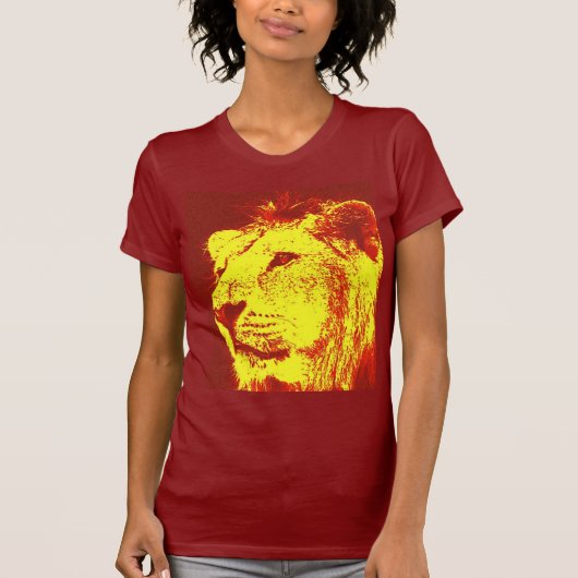 T-shirt Lion Pop Art (Devant)