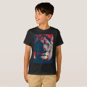 T-shirt Lion Pop Art (Devant entier)