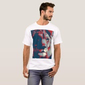 T-shirt Lion Pop Art (Devant entier)