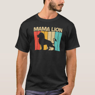 T-shirt Lion Pour Femmes Filles Lion Jungle Safari Animal