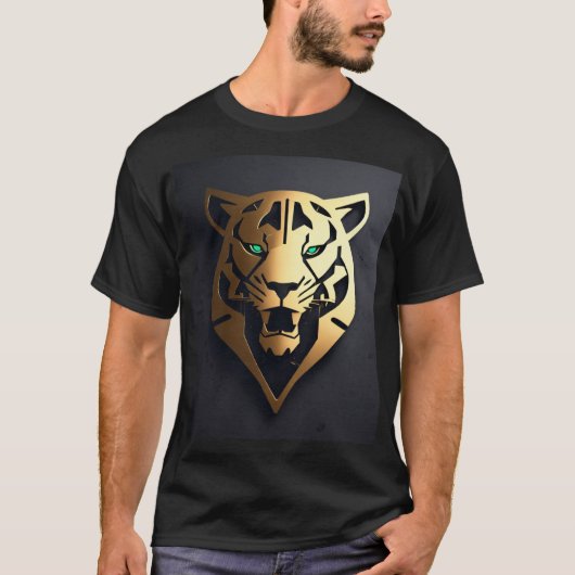 T-shirt Lion pour hommes (Devant)