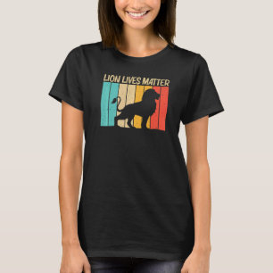 T-shirt Lion pour hommes femmes Lion Jungle Safari Animal