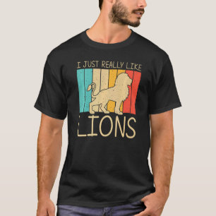 T-shirt Lion Pour Hommes Femmes Safari Africain Zoo Animal