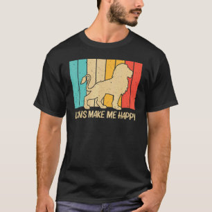 T-shirt Lion Pour Hommes Femmes Safari Africain Zoo Animal