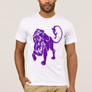 T-shirt lion pourpre
