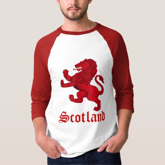 T-shirt Lion rampant d'Écosse (Devant)