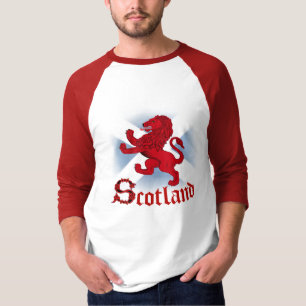 T-shirt Lion rampant d'Écosse, celtique, Saint André