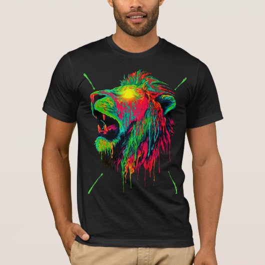 T-Shirt Lion Rebelle (Devant)