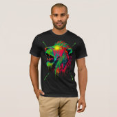 T-Shirt Lion Rebelle (Devant entier)