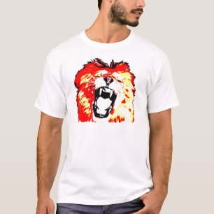 T-shirt Lion Roaring