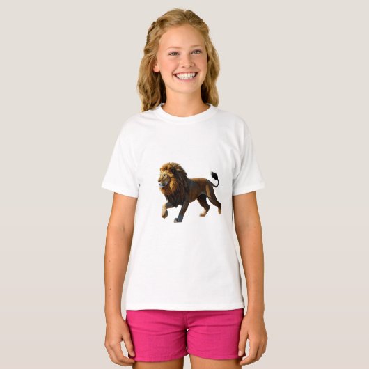 T-shirt "Lion Ronin : Fierce Warrior Tee" (Devant entier)