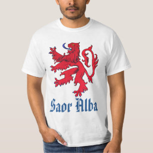 T-shirt Lion rouge alba de Saor de l'indépendance