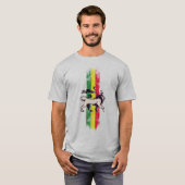 T-shirt Lion royal reggae (Devant entier)