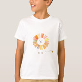 T-shirt lion soleil (Devant)